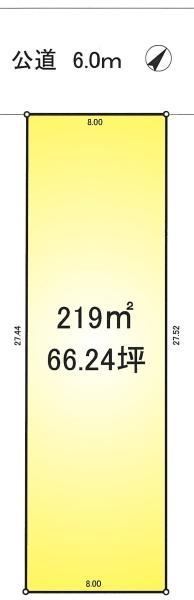 219 m² land in Koshigaya, Saitama - Photo 1