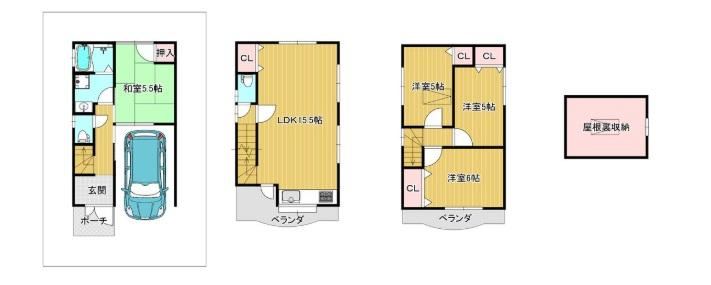 4LDK house in Higashiosaka, Osaka - Photo 1
