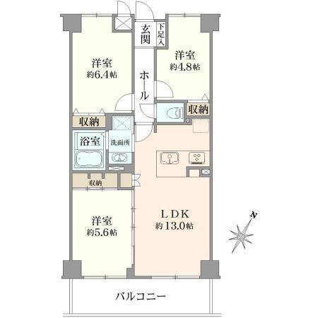 3LDK apartment in Iruma, Saitama - Photo 1