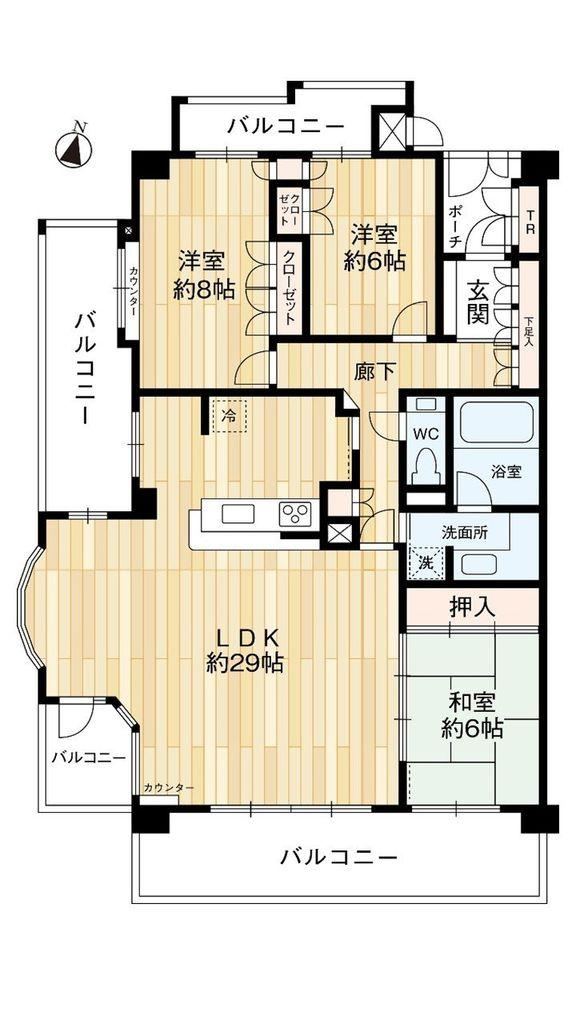 3LDK apartment in Mino, Osaka - Photo 1