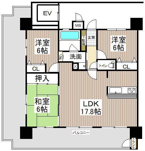 3LDK apartment in Kure, Hiroshima - Photo 1