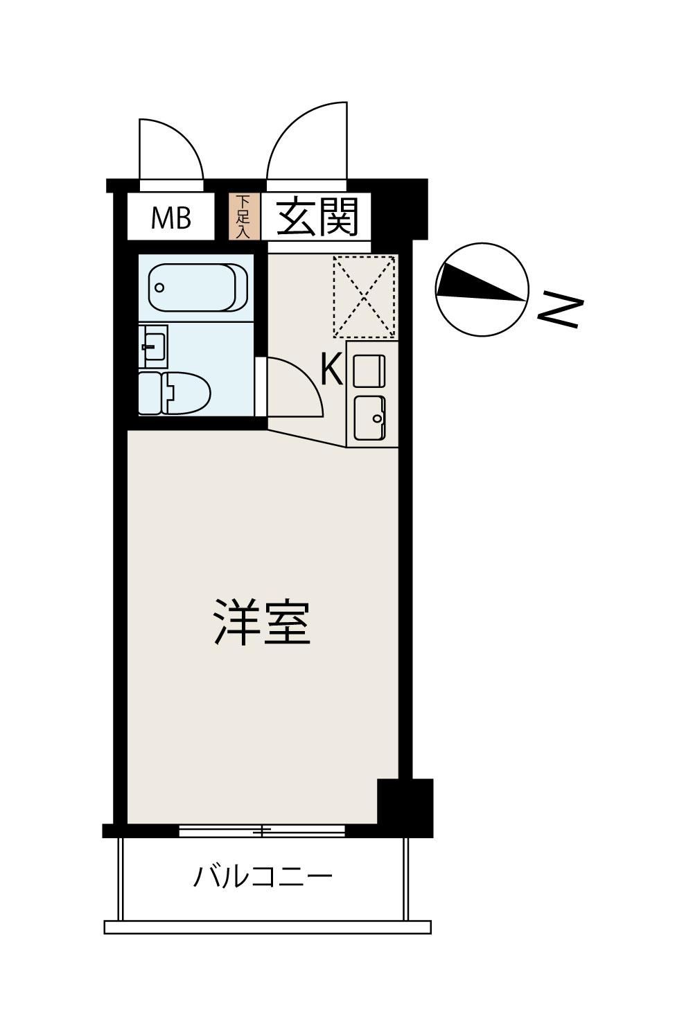 studio apartment in Higashinada Ward, Kobe, Hyogo - Photo 1