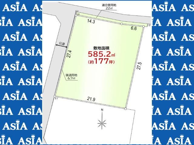 585 m² land in Kawagoe, Saitama - Photo 1