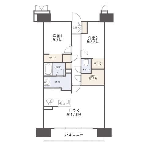 2LDK+S apartment in Fukushima Ward, Osaka - Photo 1