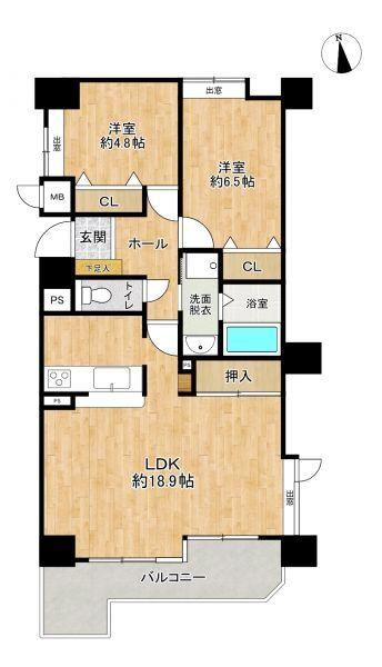 2LDK apartment in Komaki, Aichi - Photo 1