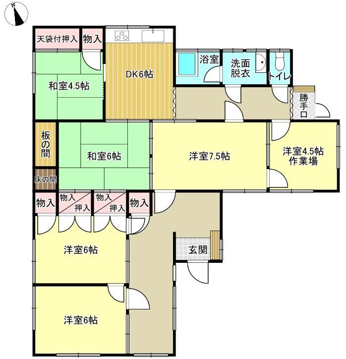 6DK house in Kazo, Saitama - Photo 1