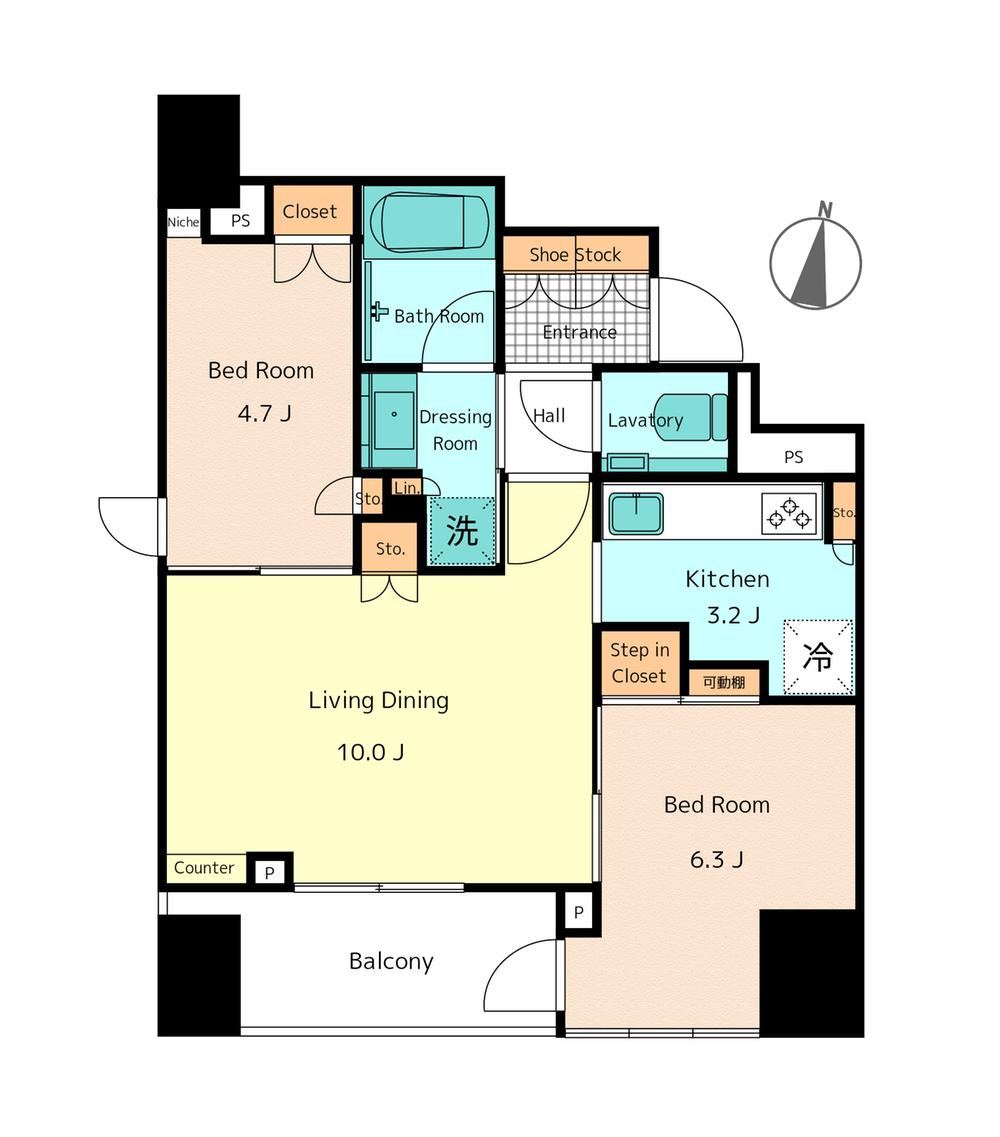 2LDK apartment in Shibuya Ward, Tokyo - Photo 1