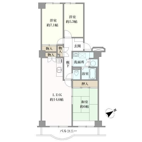 3LDK apartment in Takaishi, Osaka - Photo 1