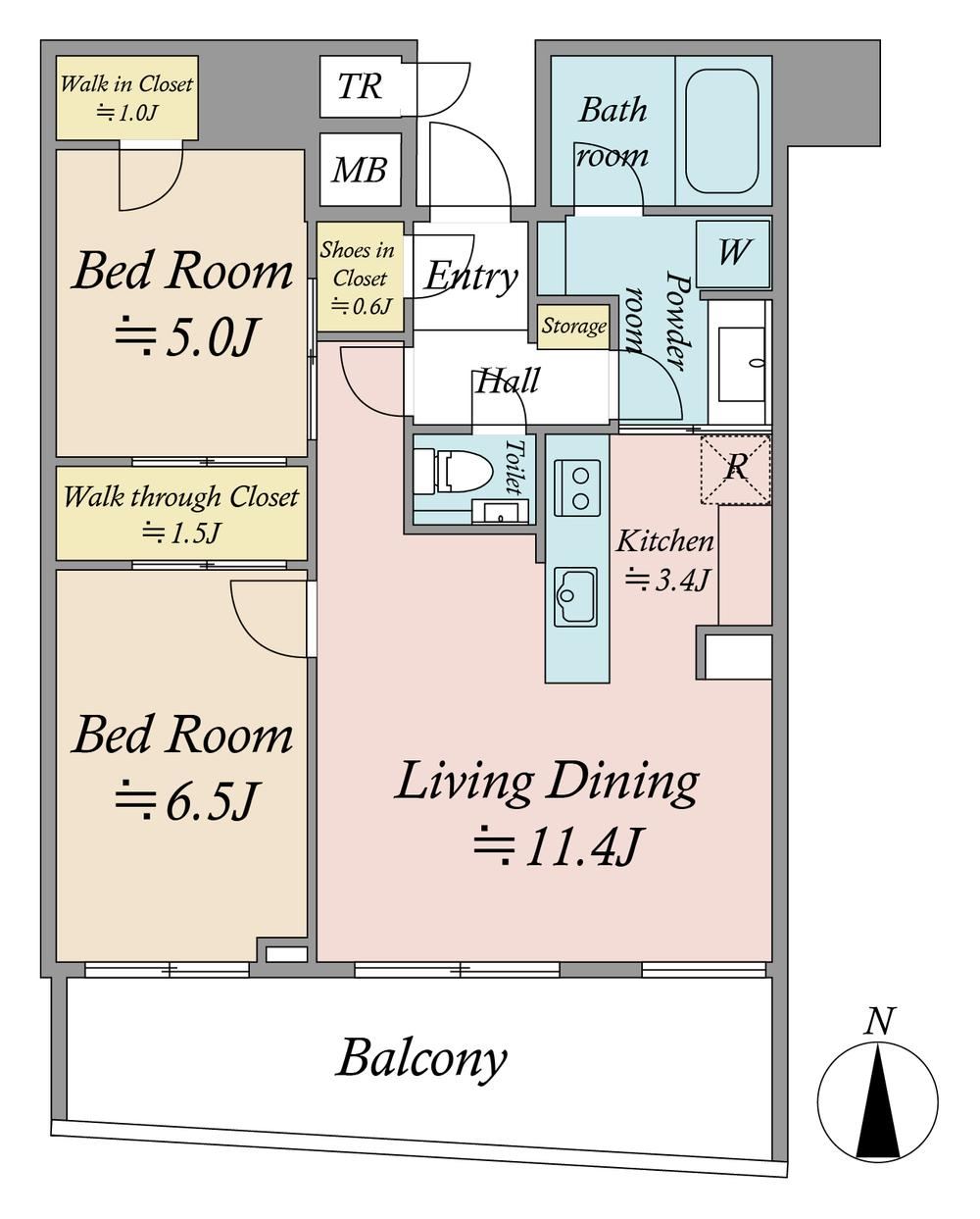 2LDK apartment in Chuo Ward, Tokyo - Photo 1