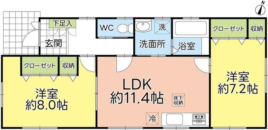2LDK house in Aoi Ward, Shizuoka - Photo 1