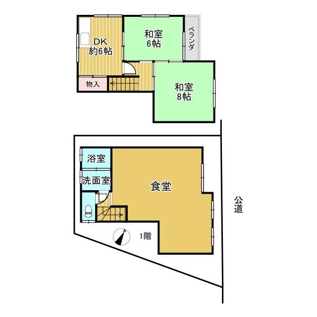 2DK house in Izumisano, Osaka - Photo 1