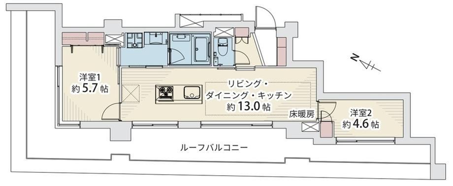 2LDK apartment in Suginami Ward, Tokyo - Photo 1
