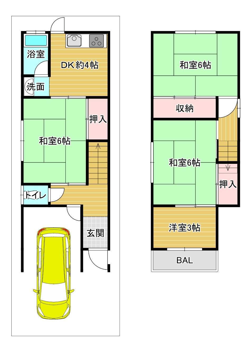 4DK house in Naka Ward, Sakai, Osaka - Photo 1