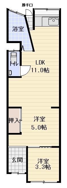 2LDK house in Amagasaki, Hyogo - Photo 1