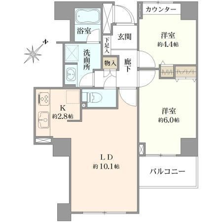 2LDK apartment in Nerima Ward, Tokyo - Photo 1