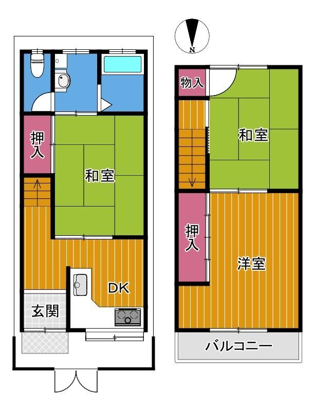 3DK house in Daito, Osaka - Photo 1