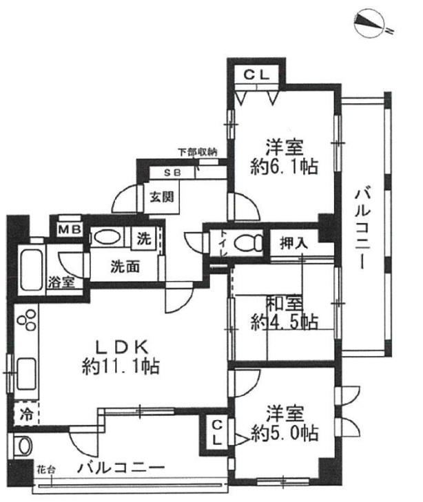 3LDK apartment in Ashiya, Hyogo - Photo 1