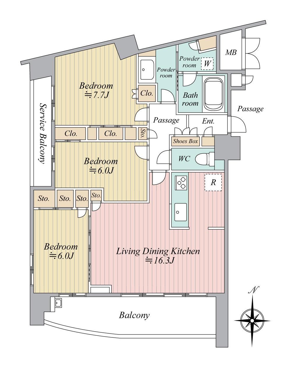 3LDK apartment in Yachiyo, Chiba - Photo 1