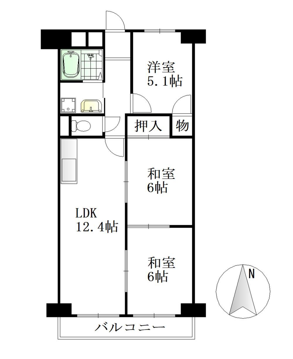 3LDK apartment in Fushimi Ward, Kyoto - Photo 1