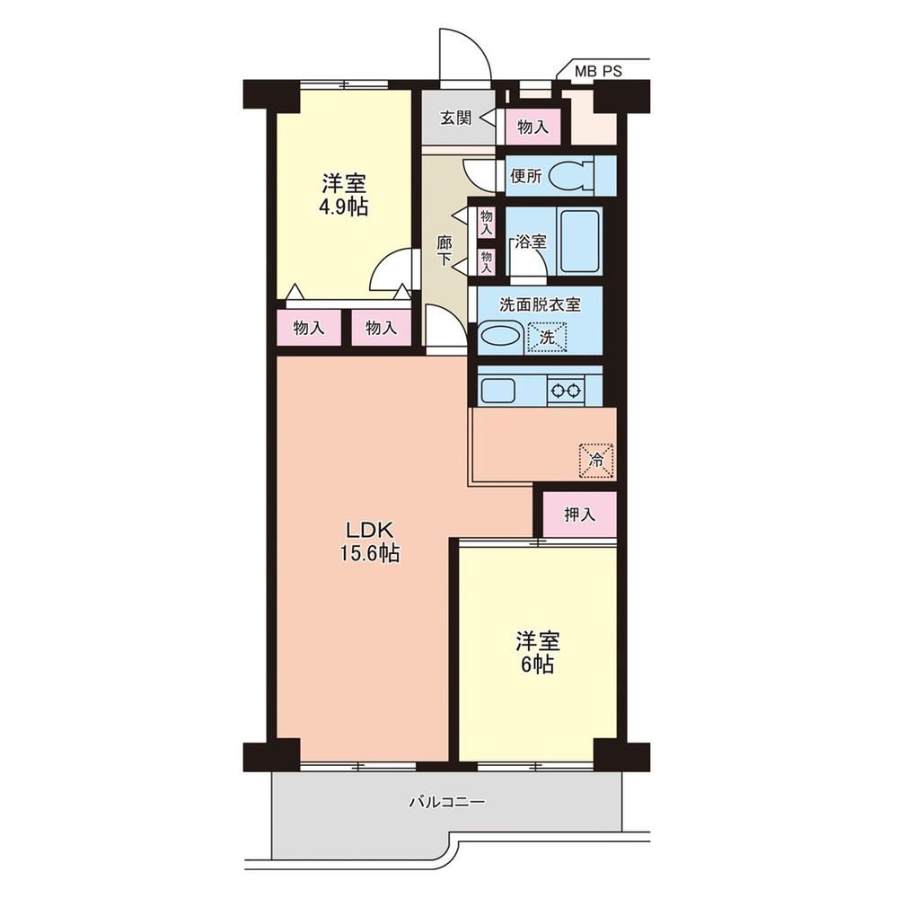 3DK apartment in Nada Ward, Kobe, Hyogo - Photo 1