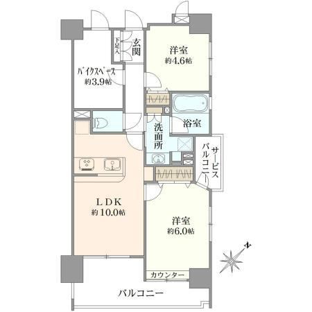 2LDK apartment in Suginami Ward, Tokyo - Photo 1