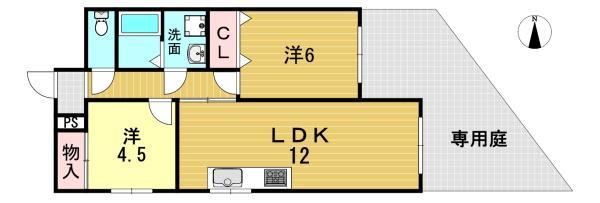 2LDK apartment in Kyotanabe, Kyoto - Photo 1