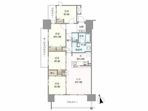 4LDK apartment in Matsudo, Chiba - Photo 1