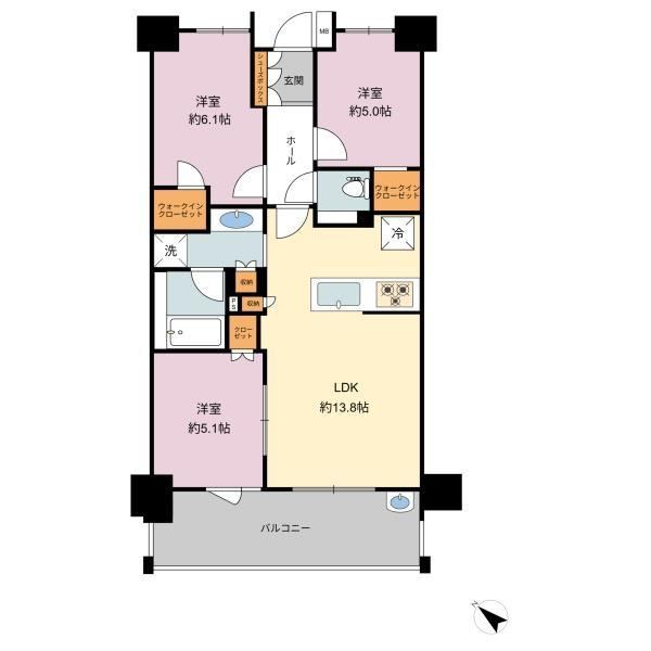 3LDK apartment in Onojo, Fukuoka - Photo 1