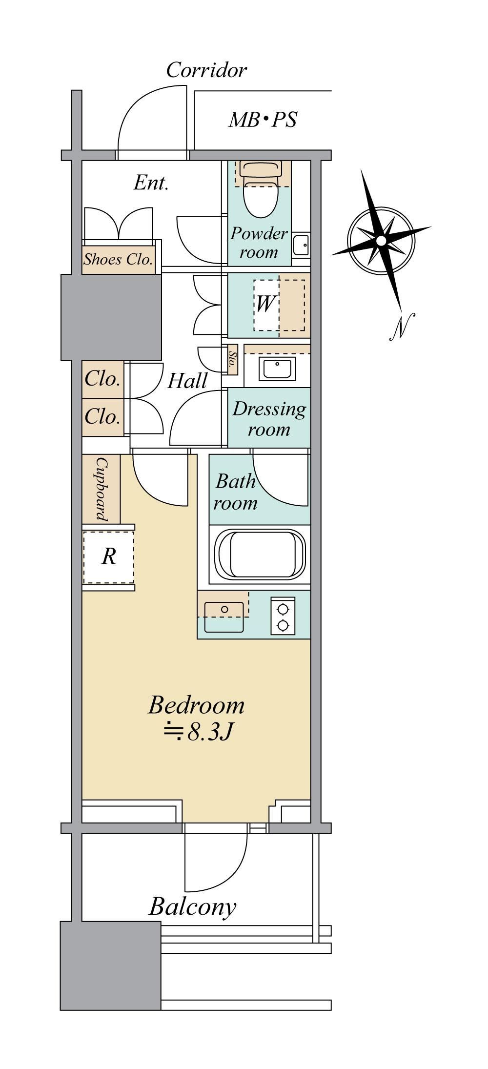 studio apartment in Minato Ward, Tokyo - Photo 1