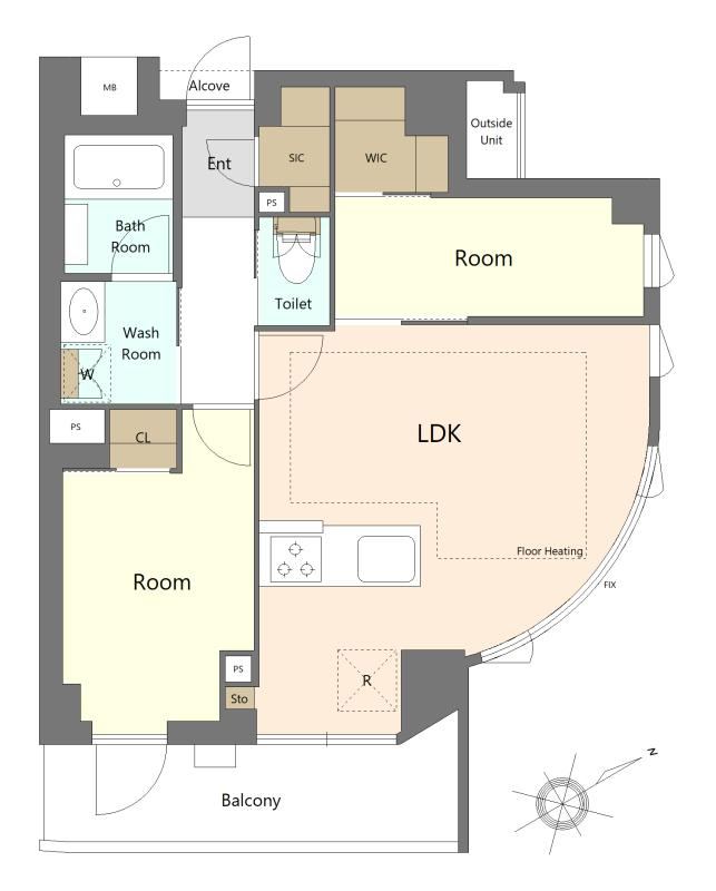2LDK apartment in Shibuya Ward, Tokyo - Photo 1