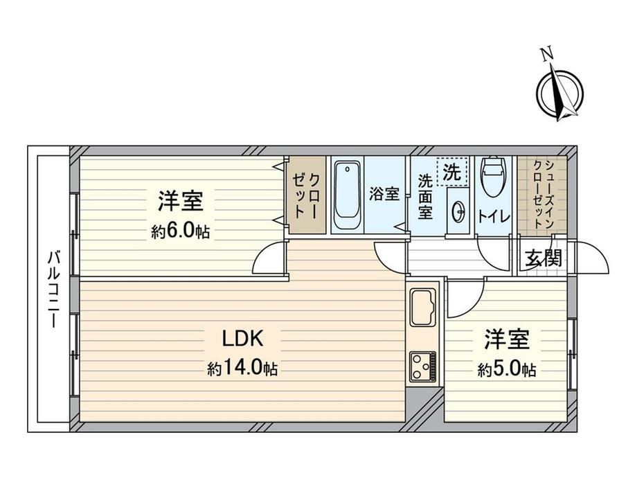 2LDK apartment in Kita Ward, Osaka - Photo 1