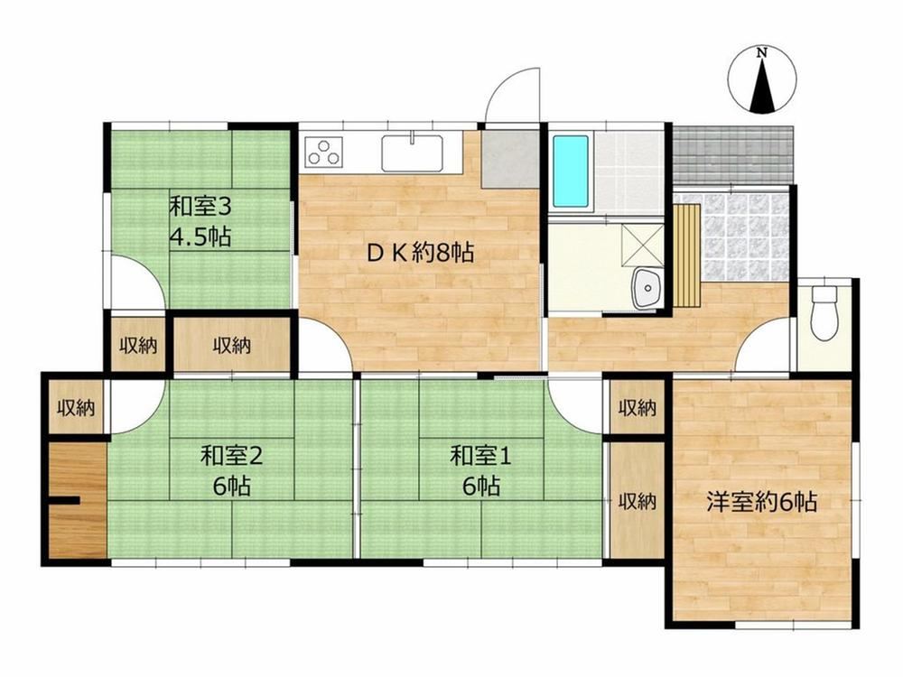 4DK house in Hiji, Hayami District, Oita - Photo 1