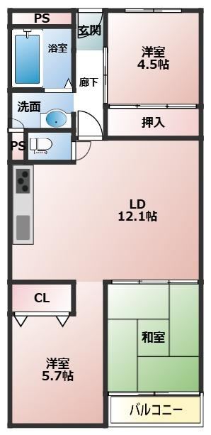 3LDK apartment in Hyogo Ward, Kobe, Hyogo - Photo 1