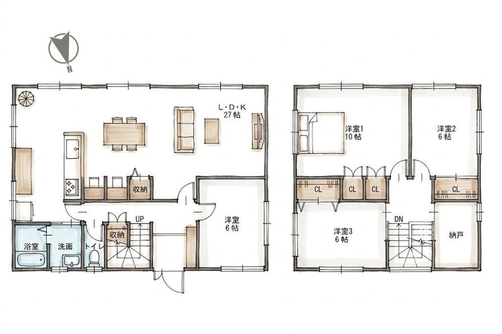4LDK+S house in Moriyama, Shiga - Photo 1