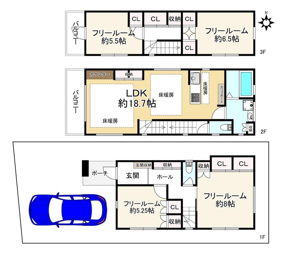 4LDK house in Nishinomiya, Hyogo - Photo 1