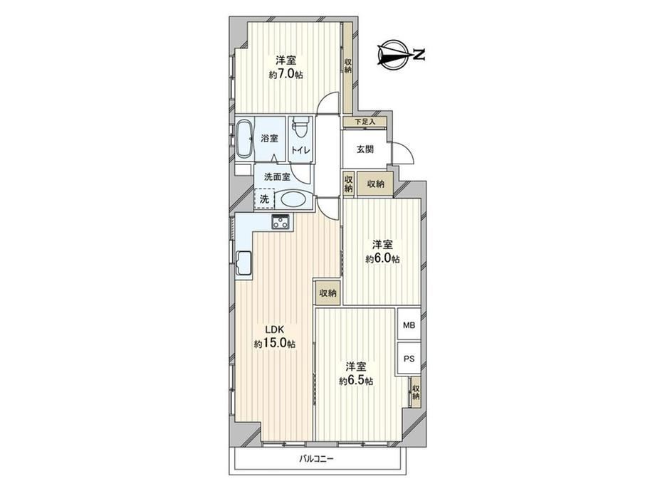 3LDK apartment in Chuo Ward, Osaka - Photo 1