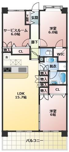 2LDK+S apartment in Akiruno, Tokyo - Photo 1