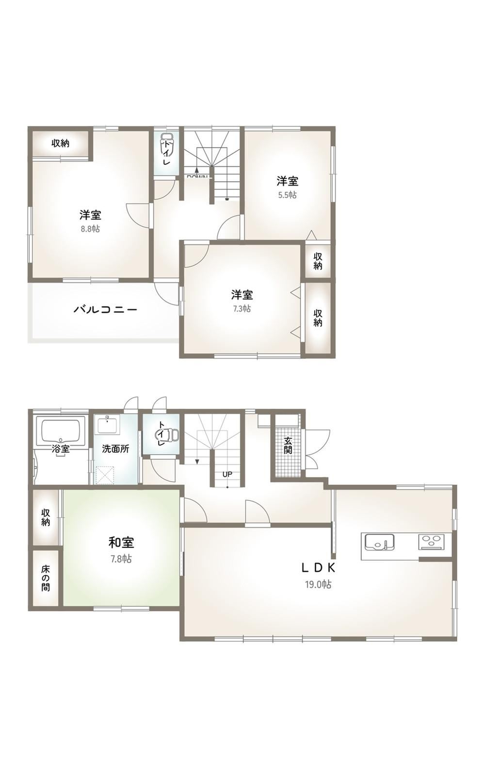 4LDK house in Izumi Ward, Sendai, Miyagi - Photo 1