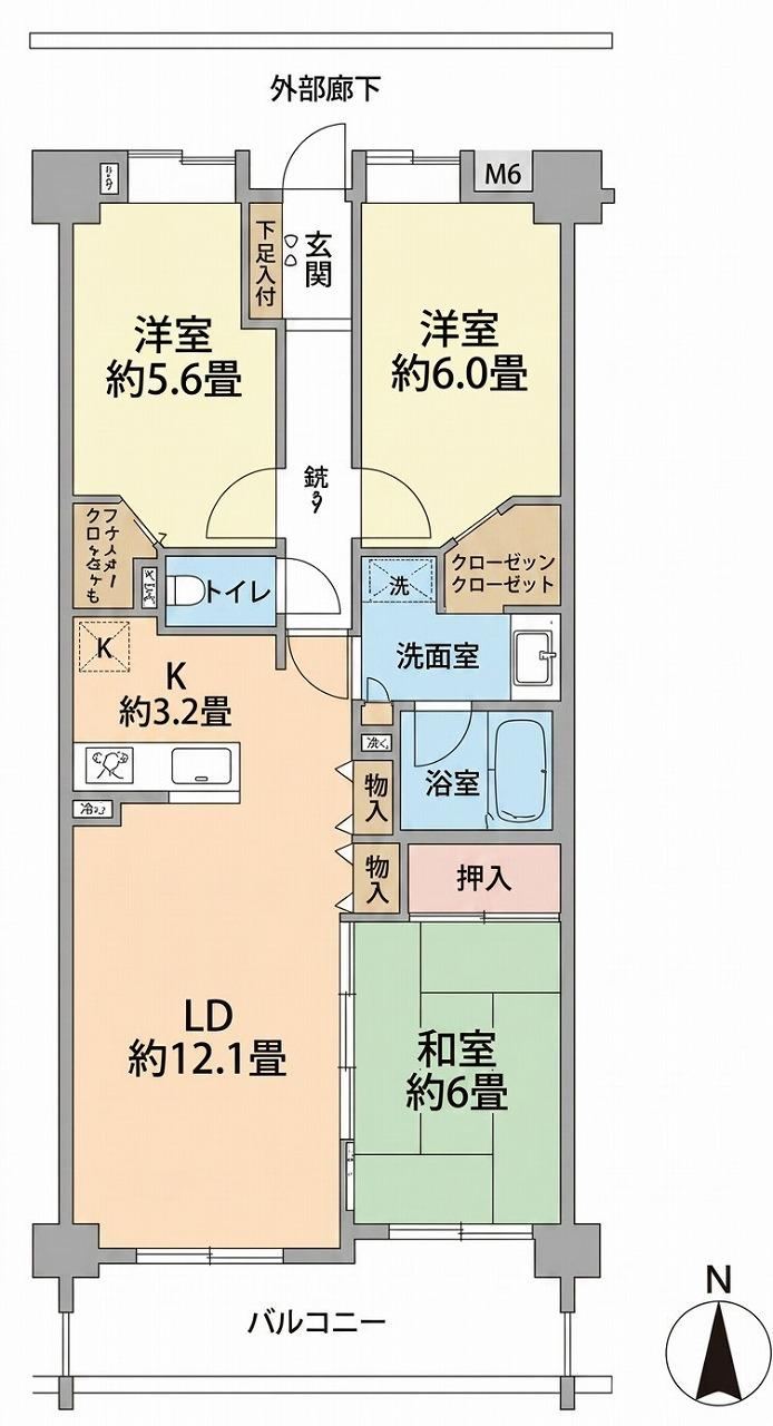 3LDK apartment in Tama Ward, Kawasaki, Kanagawa - Photo 1