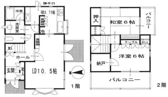 2LDK house in Kasukabe, Saitama - Photo 1