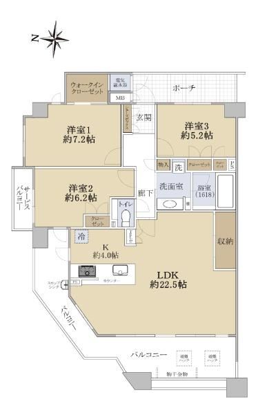 3LDK apartment in Ikoma, Nara - Photo 1