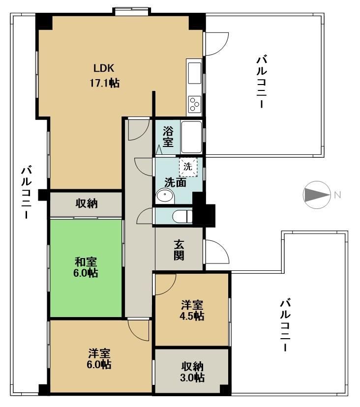 3LDK apartment in Ama, Aichi - Photo 1