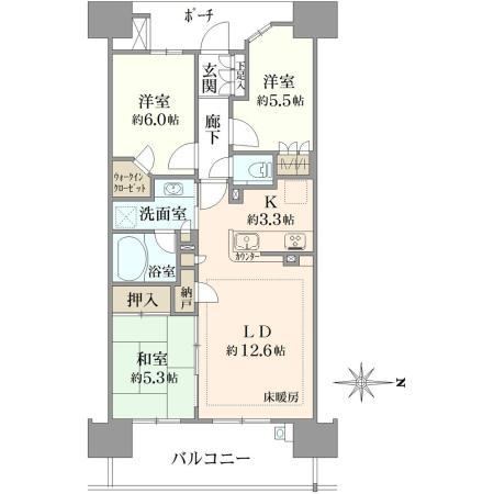 3LDK+S apartment in Katsushika Ward, Tokyo - Photo 1