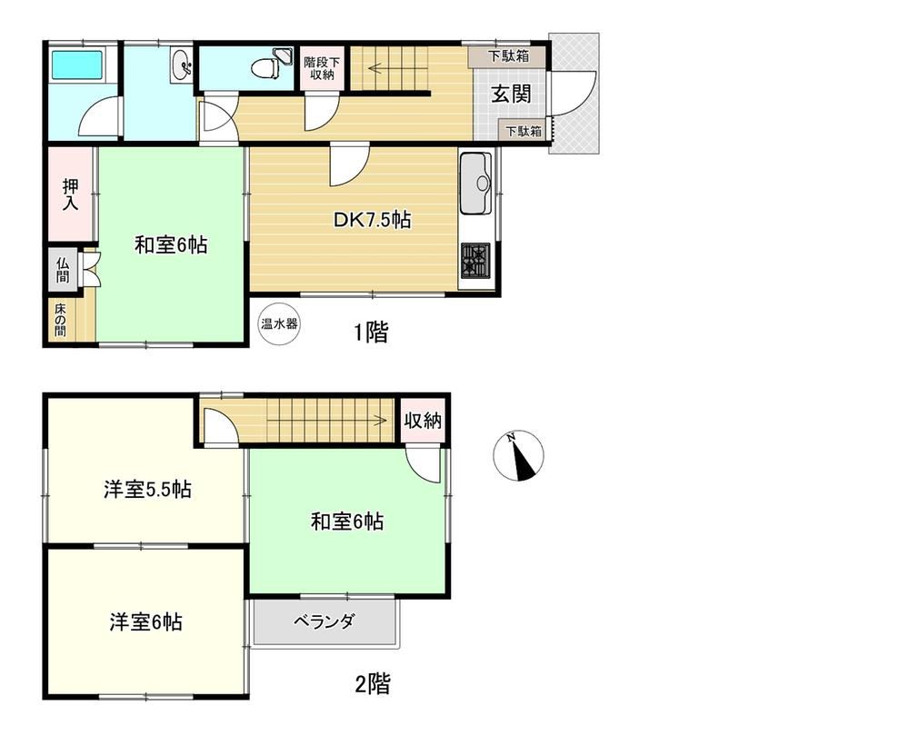 4DK house in Kure, Hiroshima - Photo 1