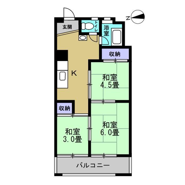 3K apartment in Funabashi, Chiba - Photo 1