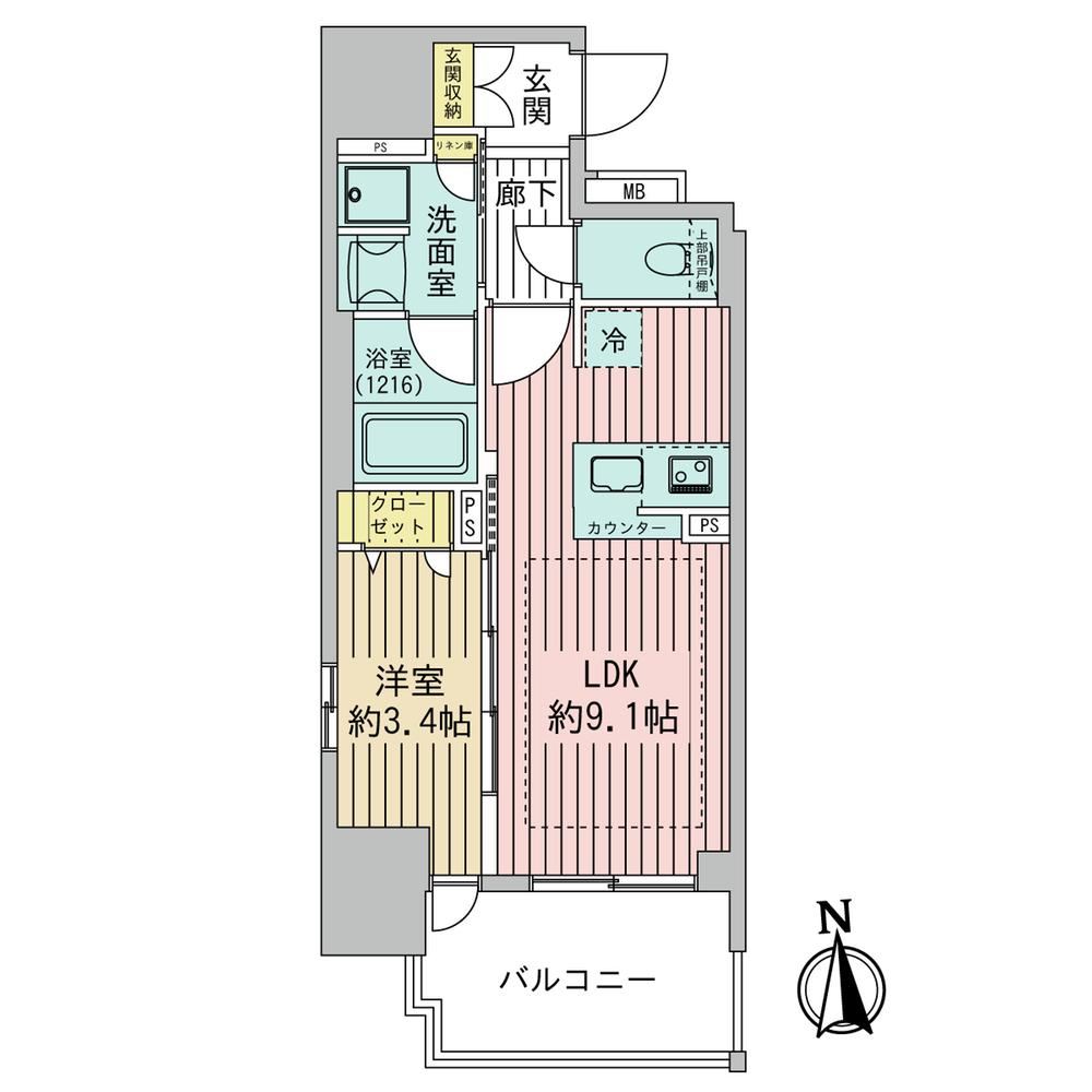1LDK apartment in Kita Ward, Osaka - Photo 1