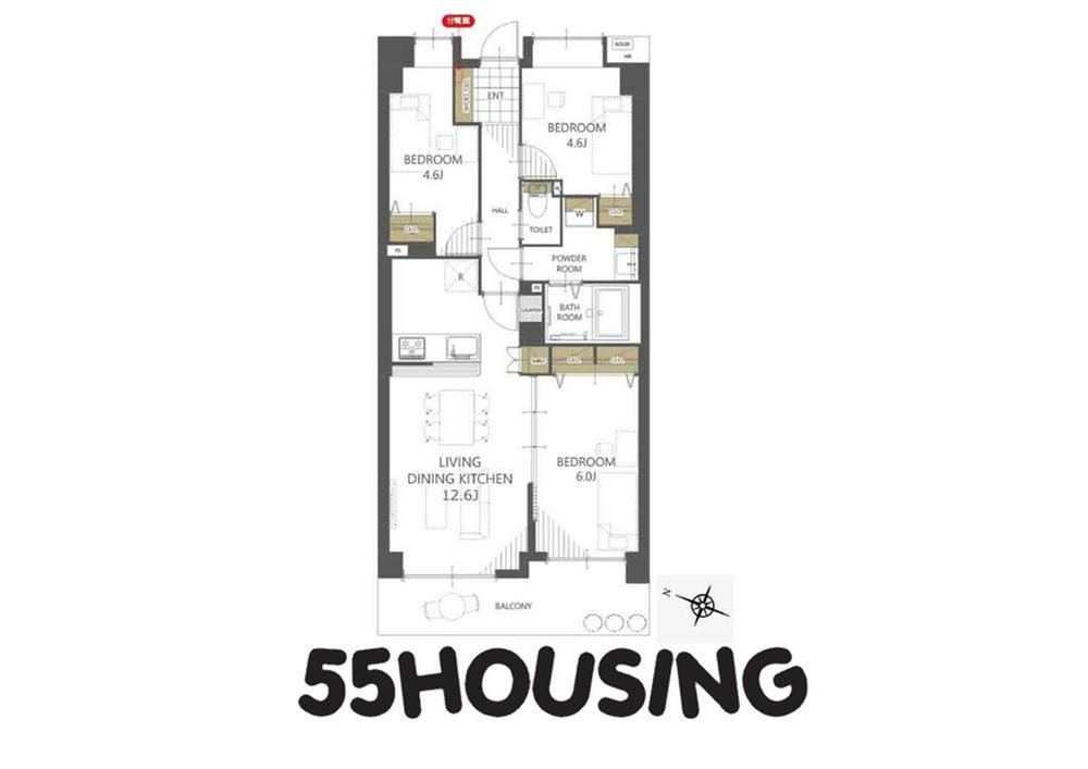 3LDK apartment in Kita Ward, Saitama - Photo 1