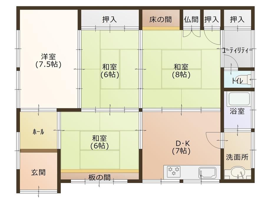 4DK house in Zentsuji, Kagawa - Photo 1