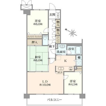 3LDK apartment in Nishitokyo, Tokyo - Photo 1