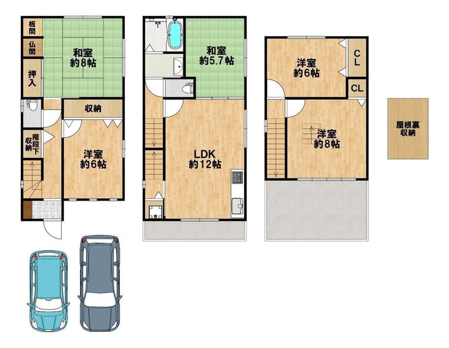 5LDK house in Suminoe Ward, Osaka - Photo 1